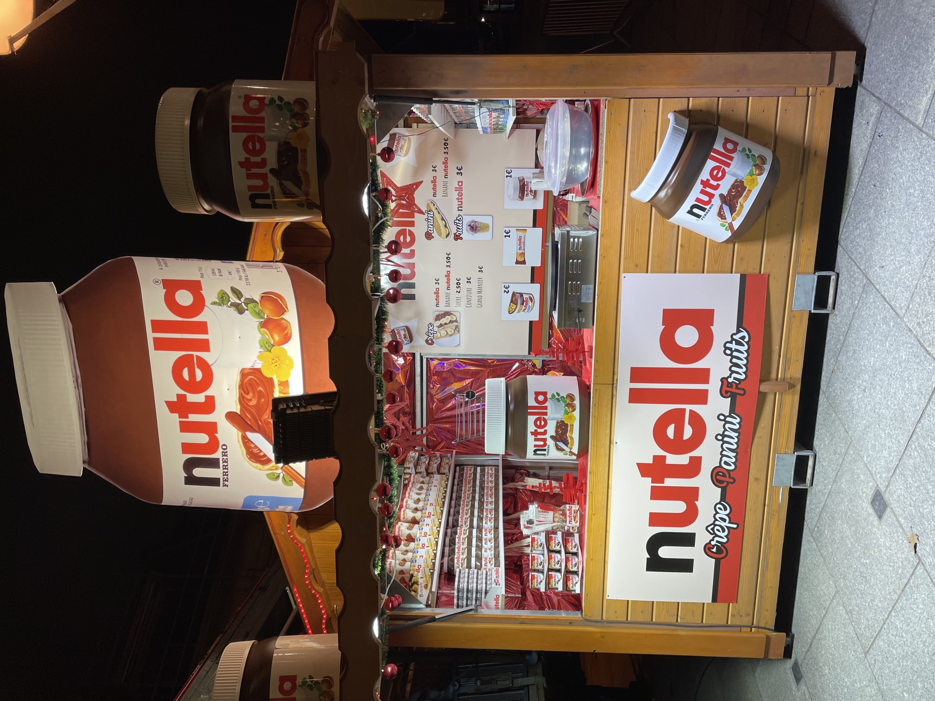 Stand crêpes, paninis